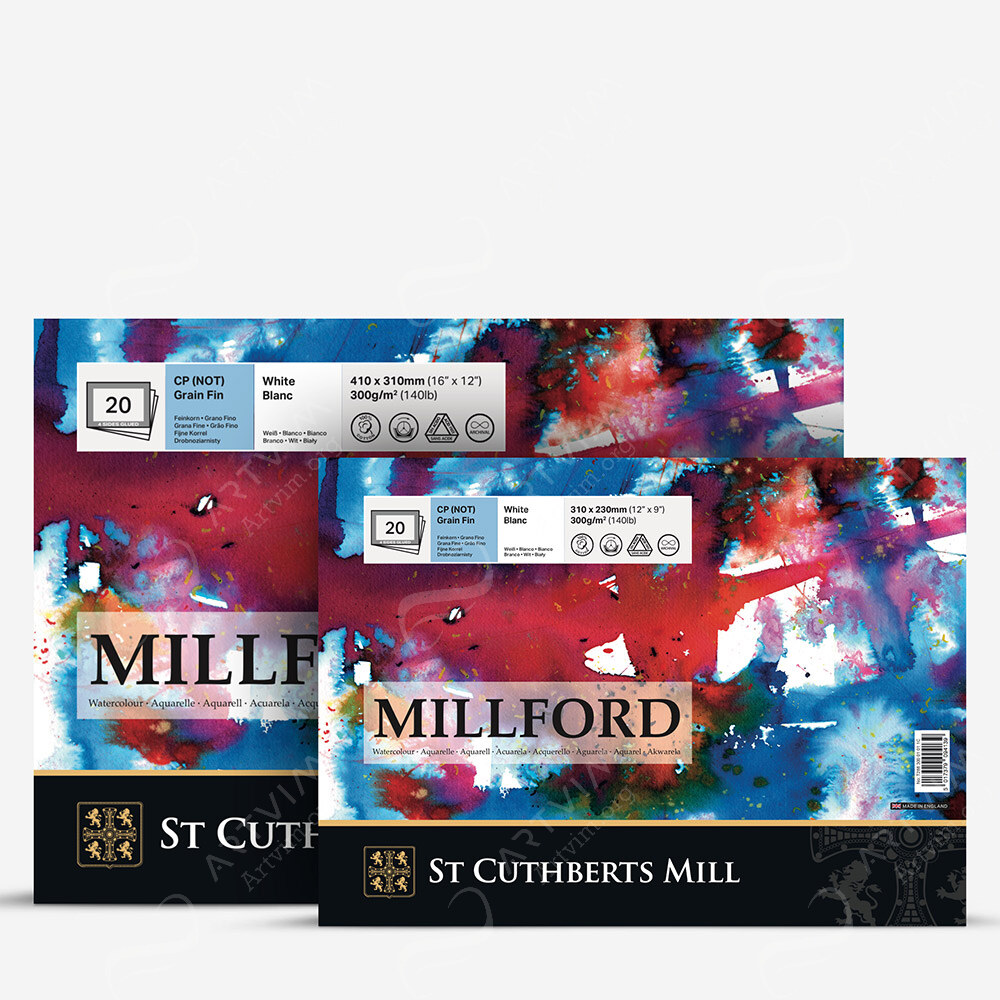 St Cuthberts Mill : Watercolour Paper Blocks
