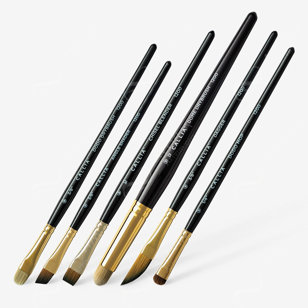 Willow Wolfe : Callia Synthetic Brushes : Series 1200