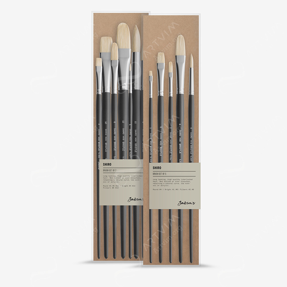 Jackson's : Shiro Professional Hog Bristle Brushes : Sets