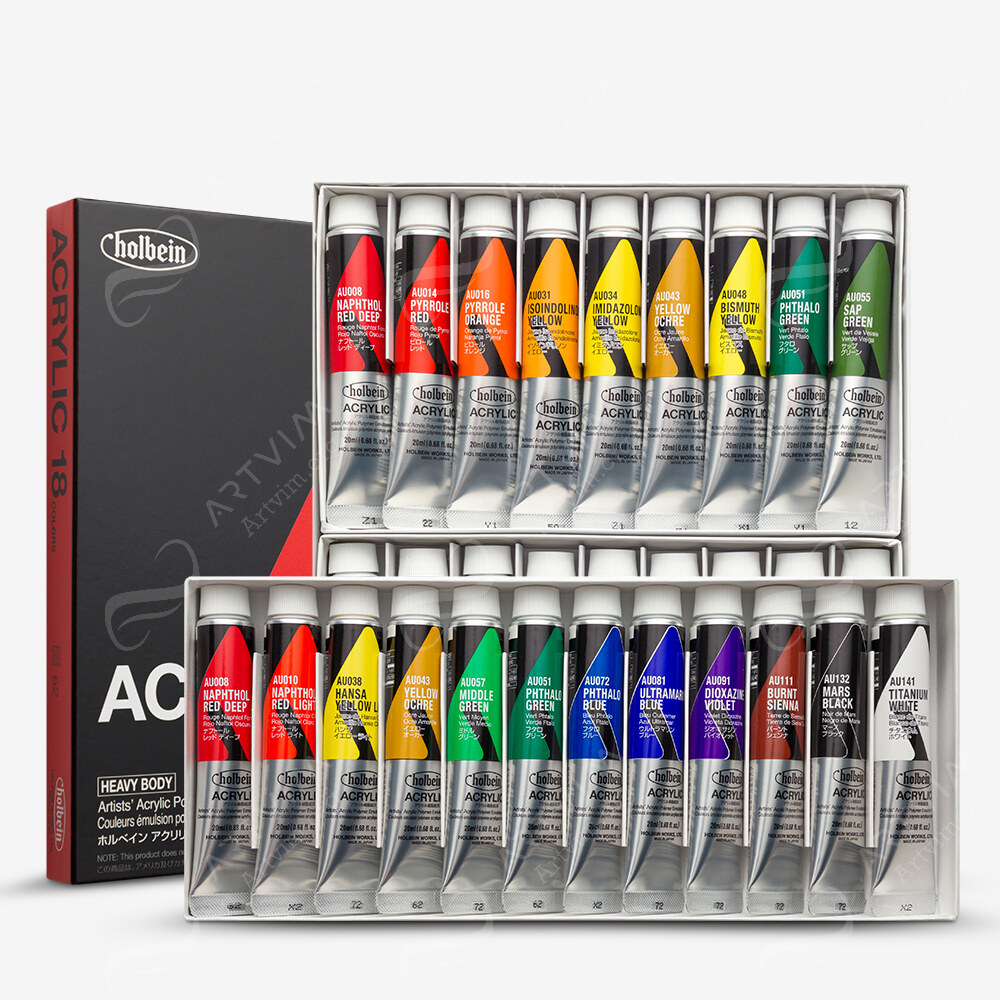 Holbein : Heavy Body Acrylic Paint Sets