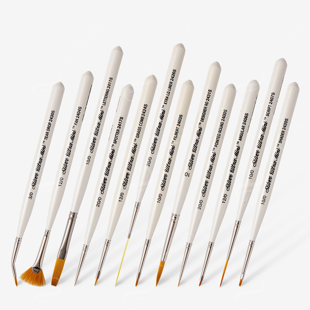 Silver Brush : Ultra Mini Brushes