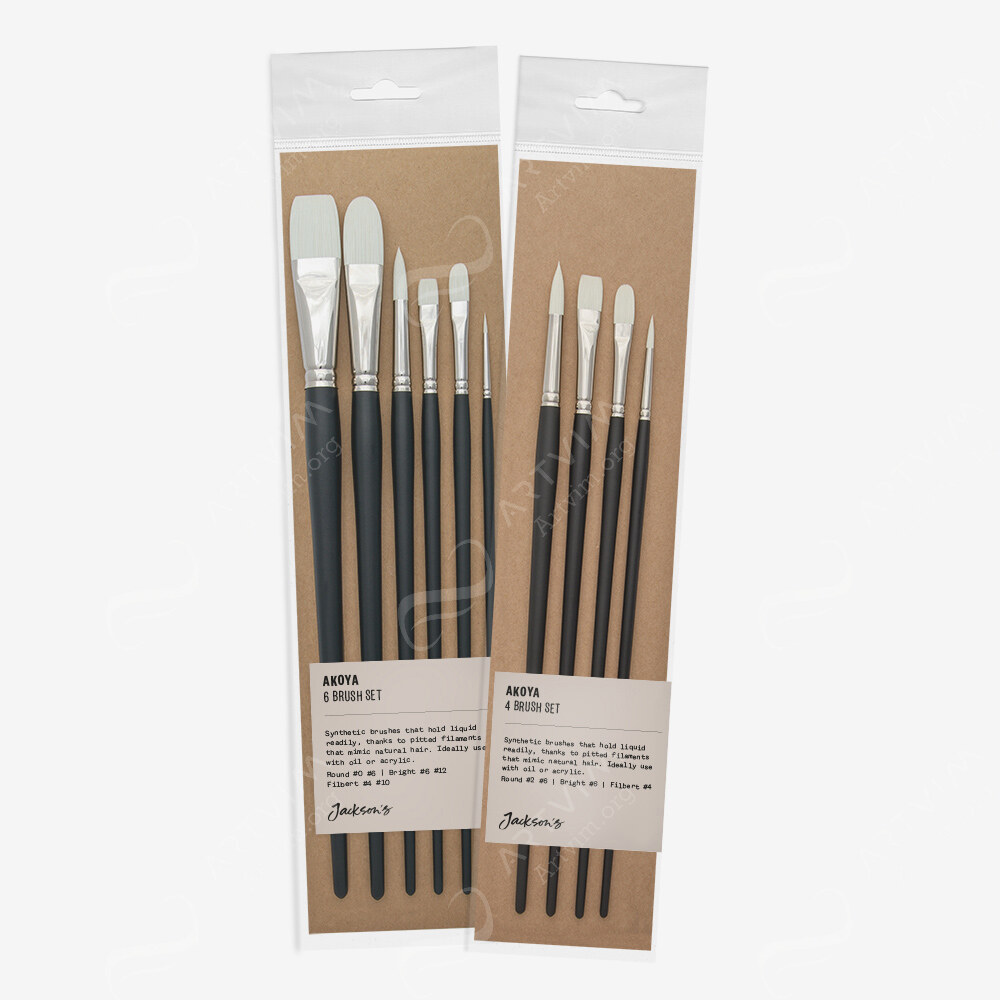 Jackson's : Akoya White Synthetic Brushes : Sets