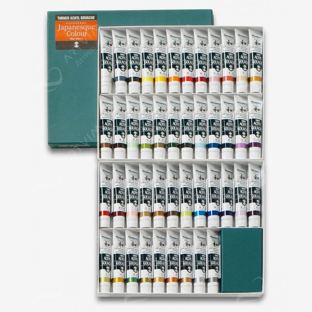 Turner : Acrylic Gouache Japanesque Sets