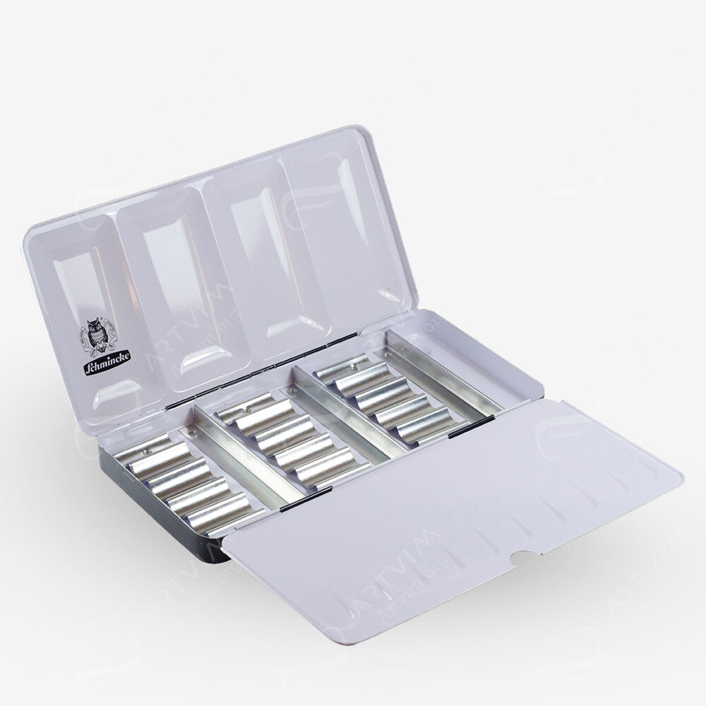 Schmincke : Empty Metal Watercolour Boxes