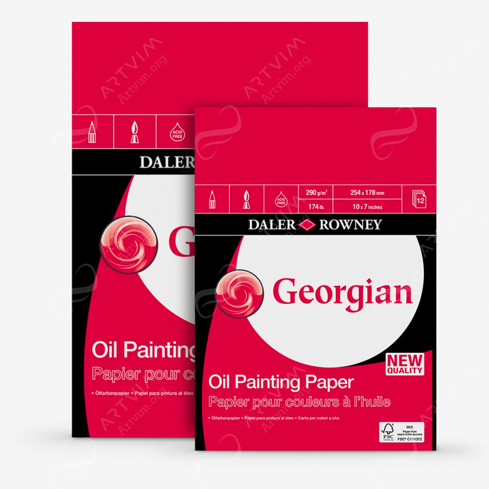 Daler-Rowney : Georgian Oil Paper : Gummed Pads