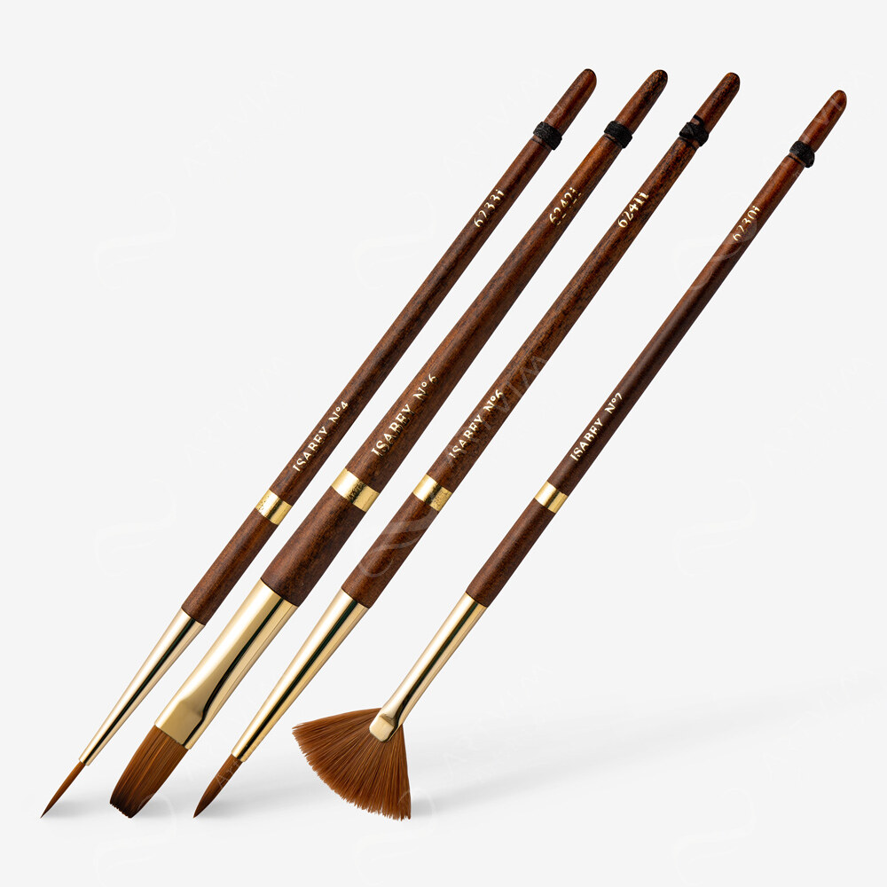 Isabey : Isaqua : Synthetic Sable Watercolour Brushes : Series 6230I / 6233I / 6241I / 6242I