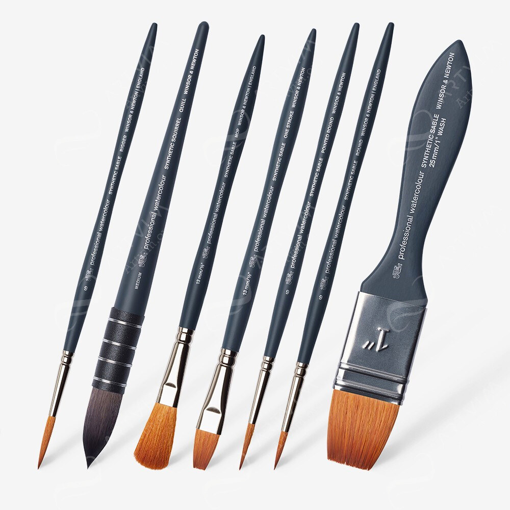 Winsor & Newton : Professional Watercolour : Synthetic Sable Brushes
