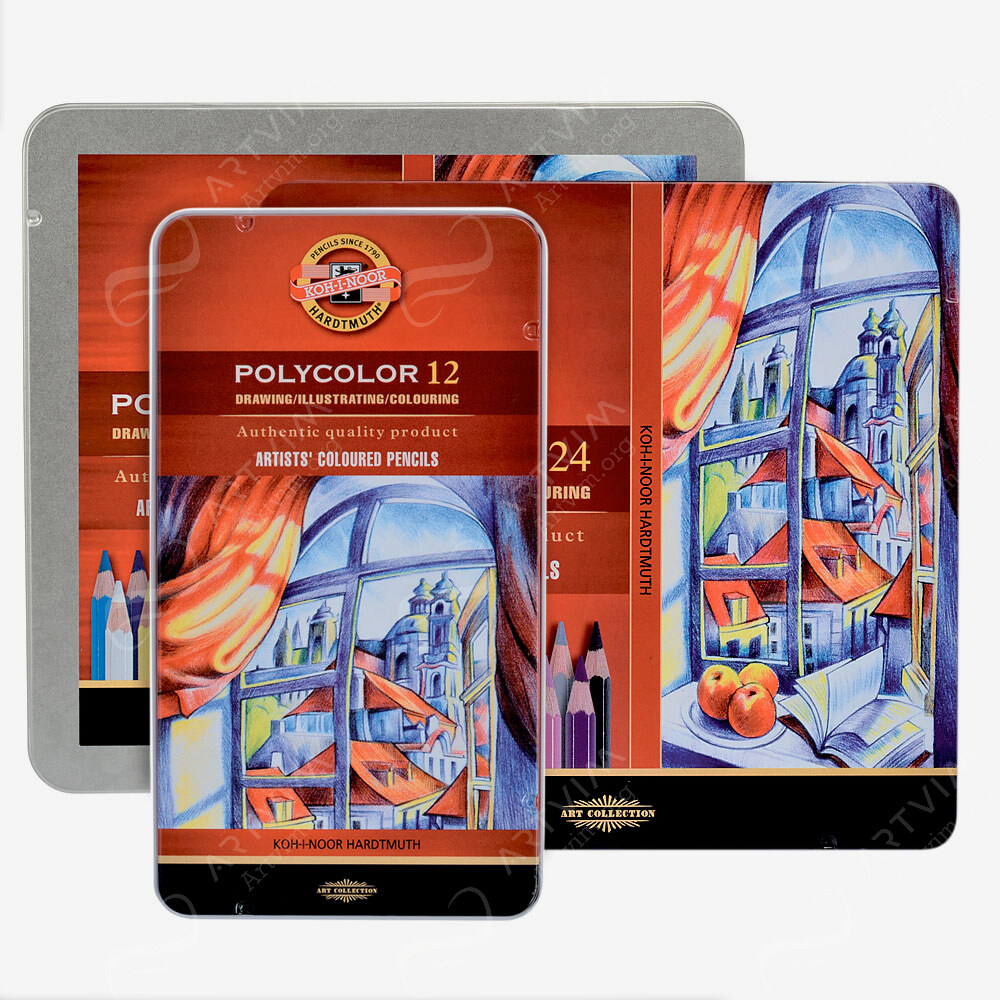Koh-I-Noor : Polycolor Set Of Artists Coloured Pencils