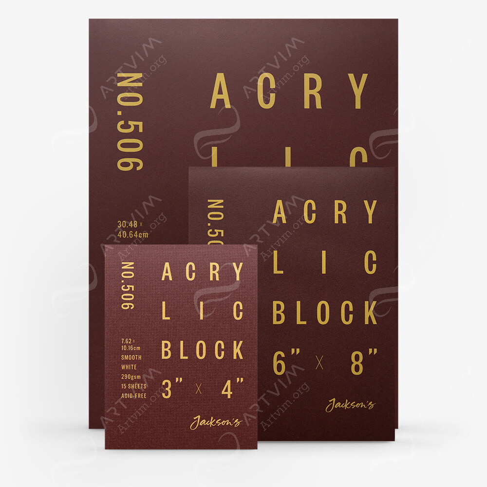 Jackson's : Acrylic Paper Blocks : 290Gsm
