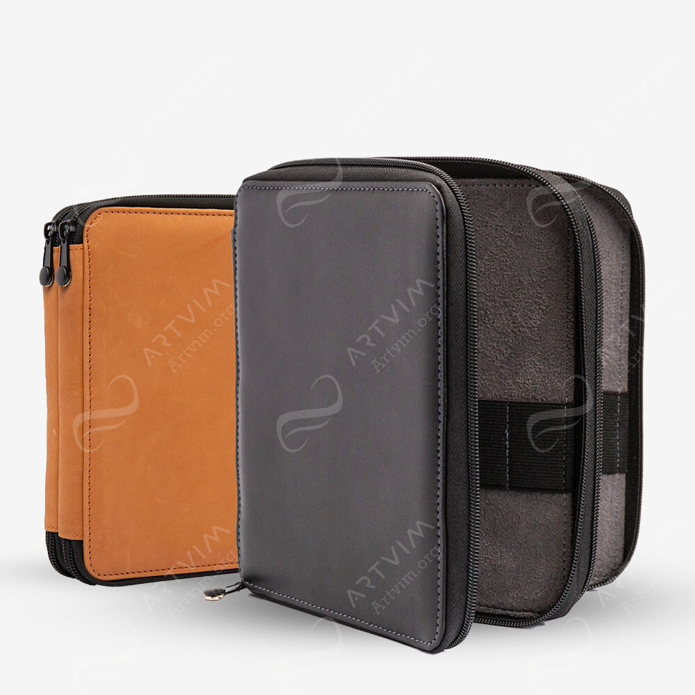 Global : Canvas Style Folding Colour Pencil Cases