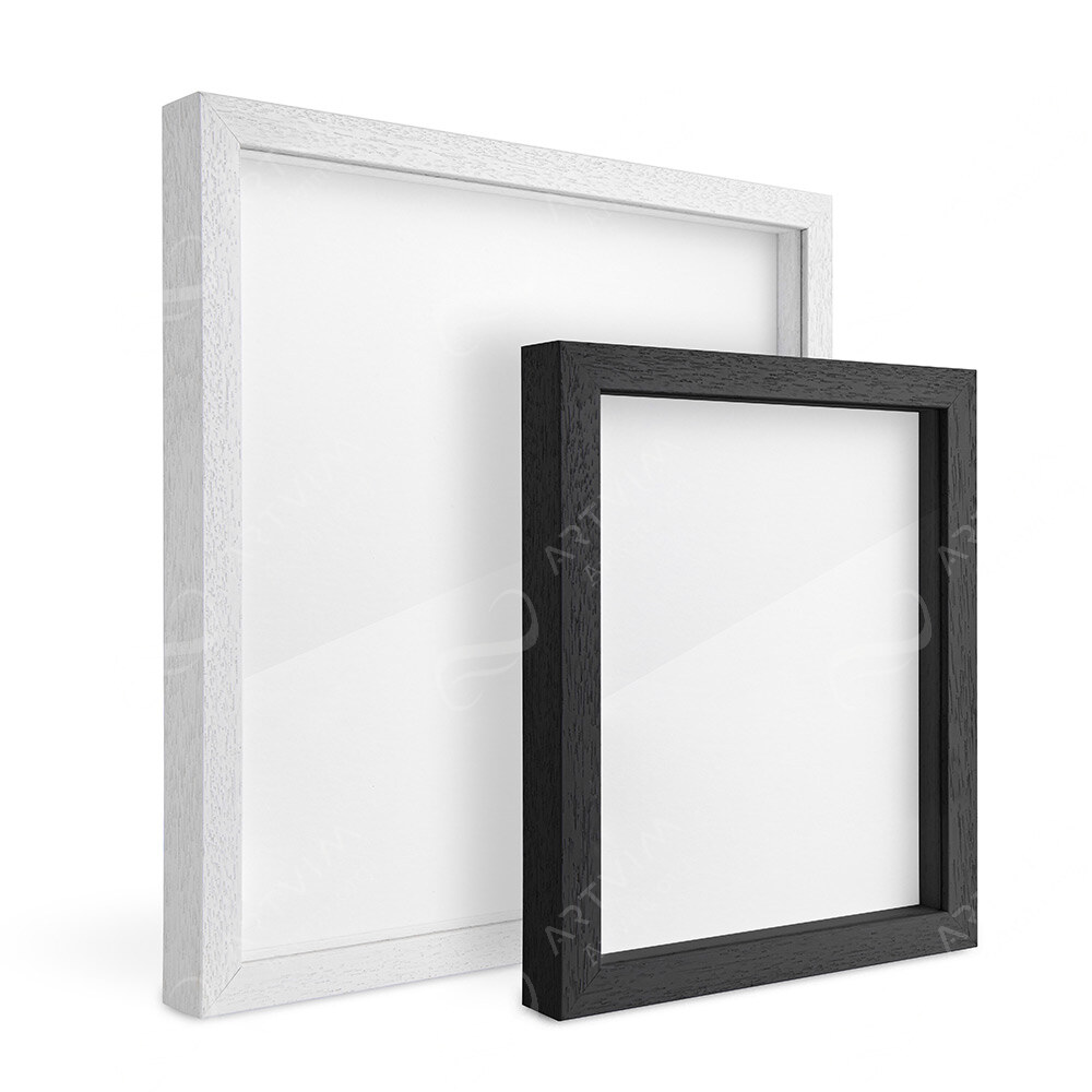 Jackson's : Ready-Made Ayous Wood Box Frame : 16Mm Spacer : 1In Float