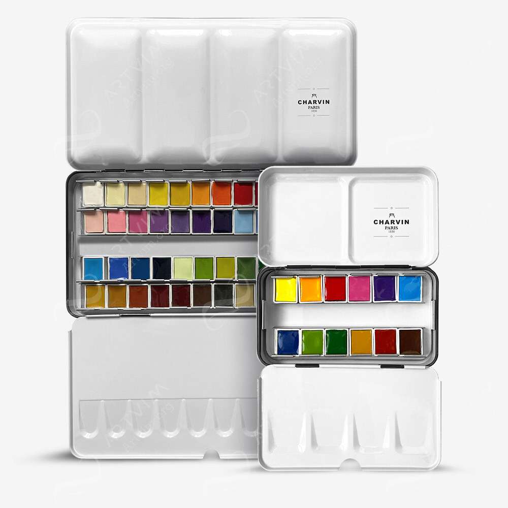 Charvin : Artists' Extra-Fine Watercolour Paint Sets