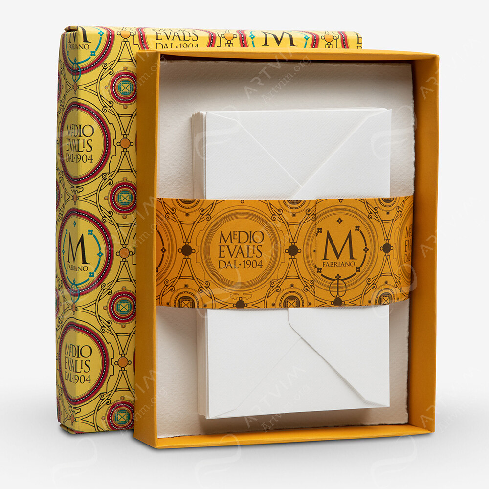 Fabriano : Medioevalis Blank Watercolour Greetings Cards & Envelopes