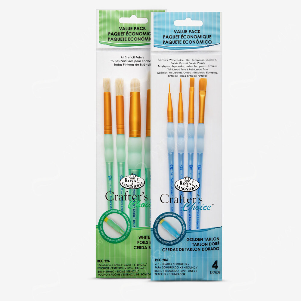 Royal & Langnickel : Soft Grip Brush Sets