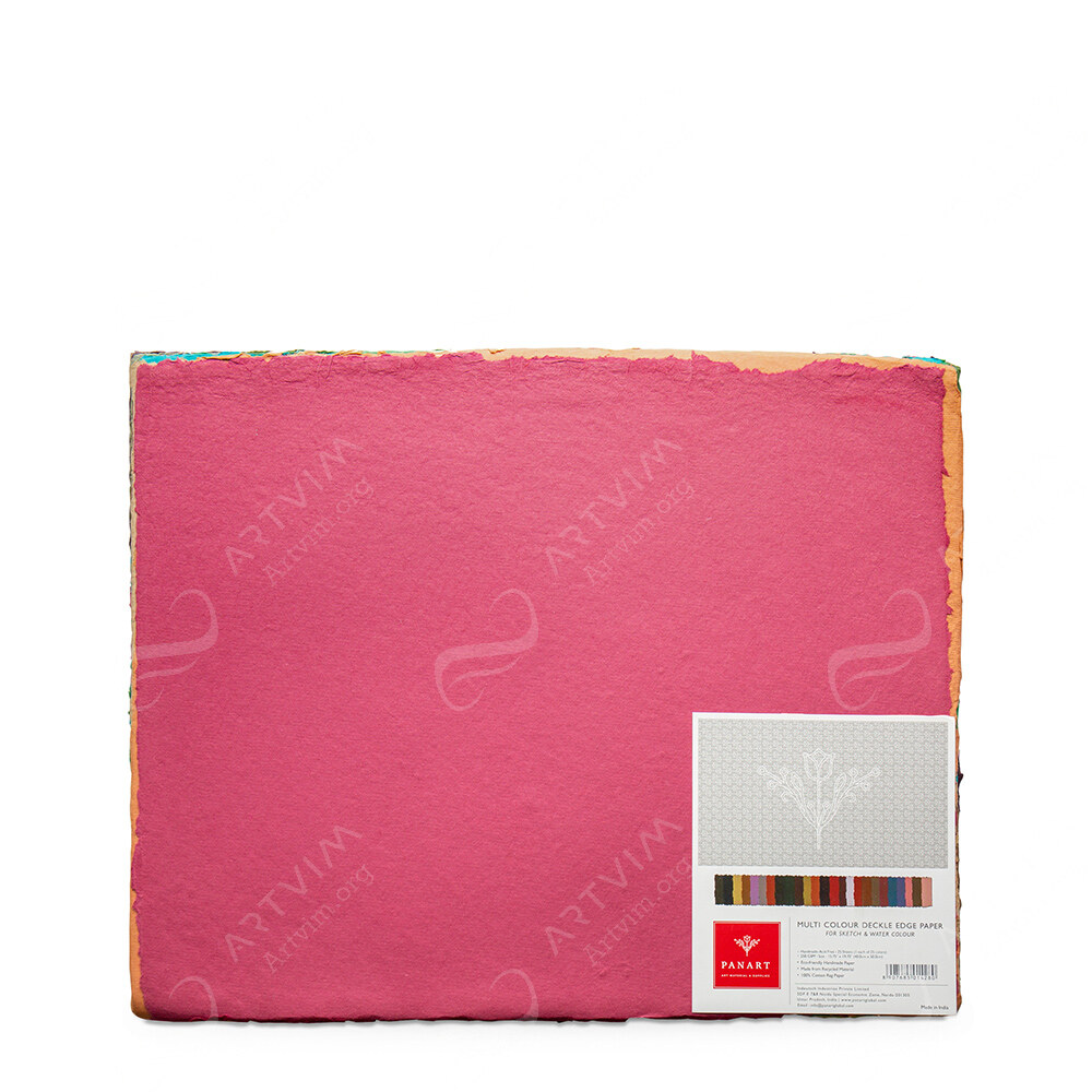 Panart : Handmade Paper Sheets : 4 Deckled Edges