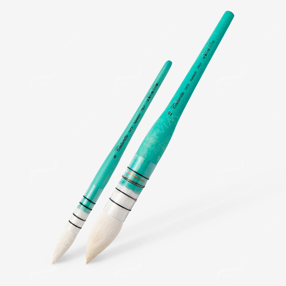 Tintoretto : Aquasynt : Synthetic Watercolour Brushes : Series 1415 : Mop