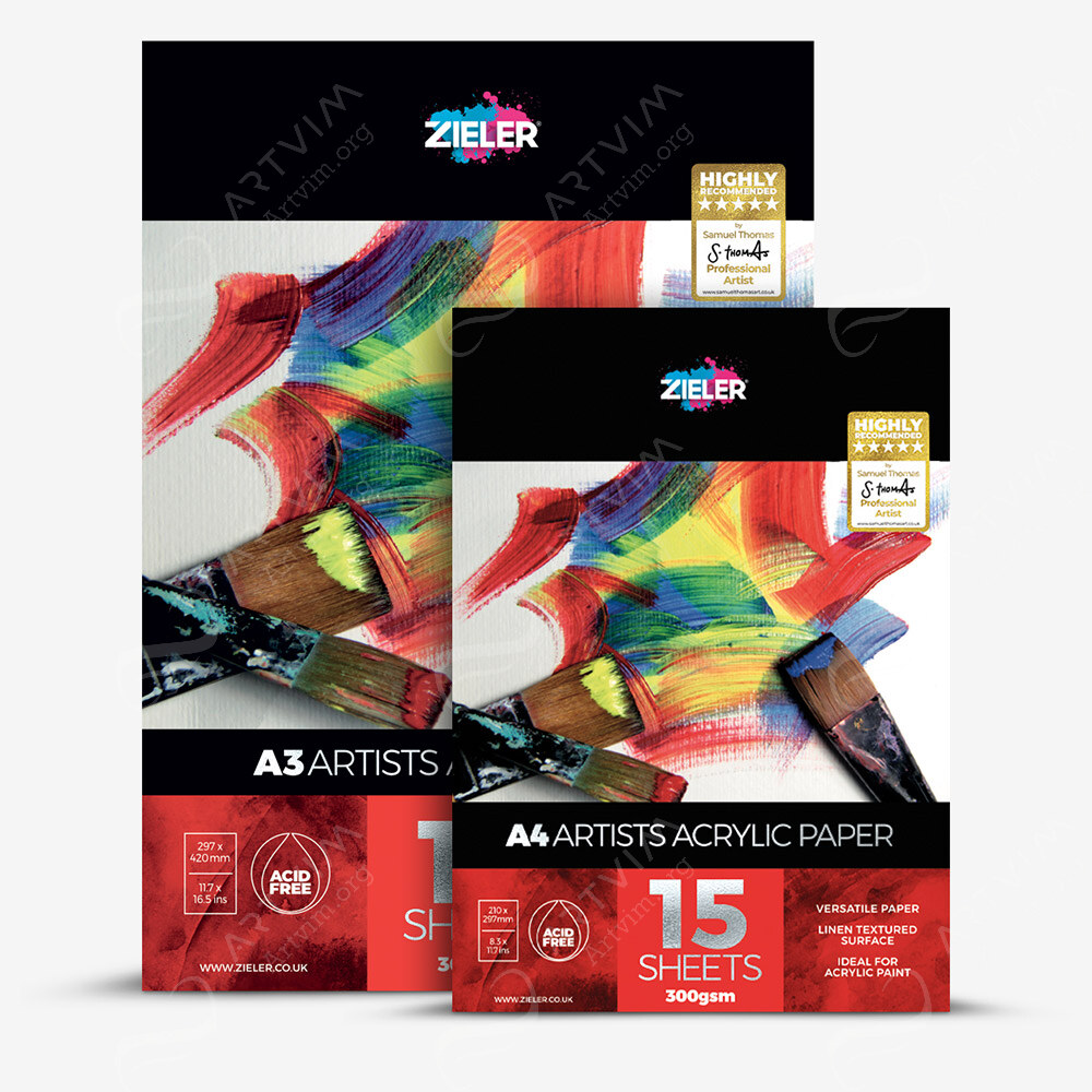 Zieler : Acrylic Pads : 300Gsm