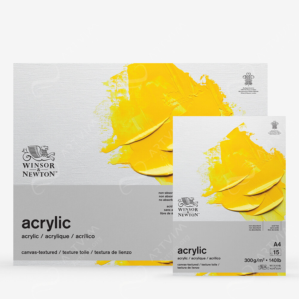 Winsor & Newton : Acrylic Paper Gummed Pads : 300Gsm