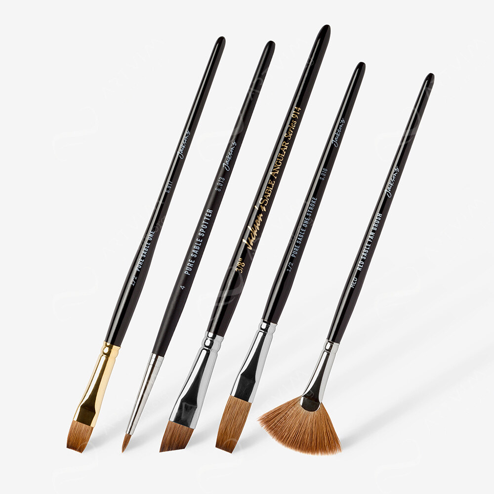Jackson's : Red Sable Watercolour Brushes