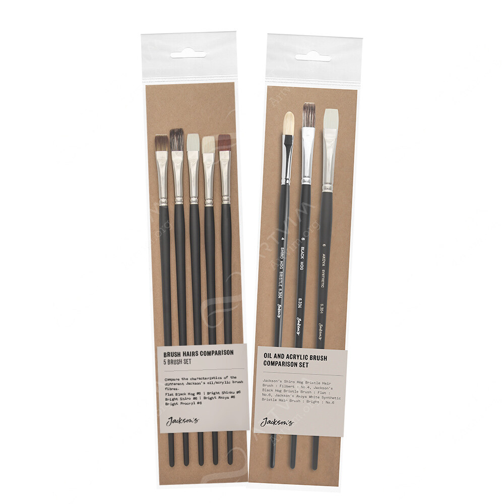Jackson's : Oil & Acrylic Comparison Brush Sets