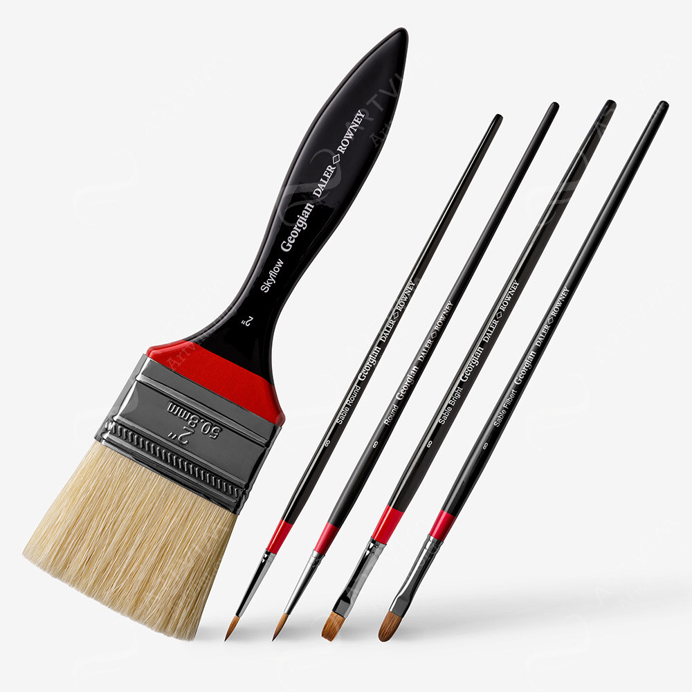 Daler-Rowney : Georgian Oil Brush : Hog Brushes