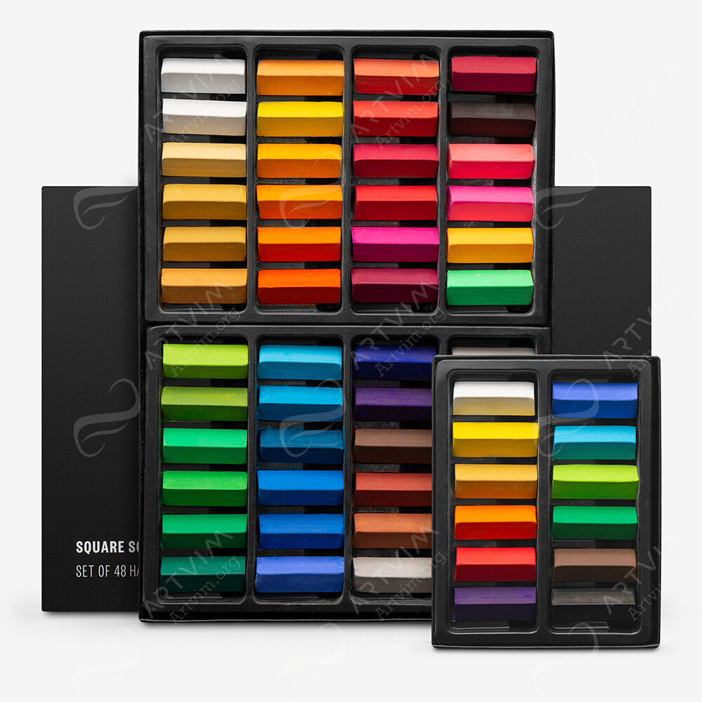 Jackson's : Square Soft Pastels : Half Stick Sets