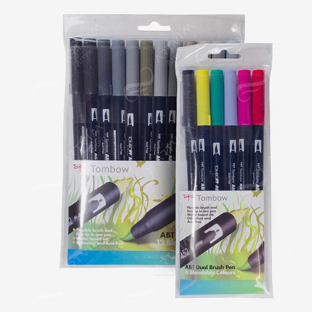 Tombow : Dual Tip Blendable Brush Pen Sets