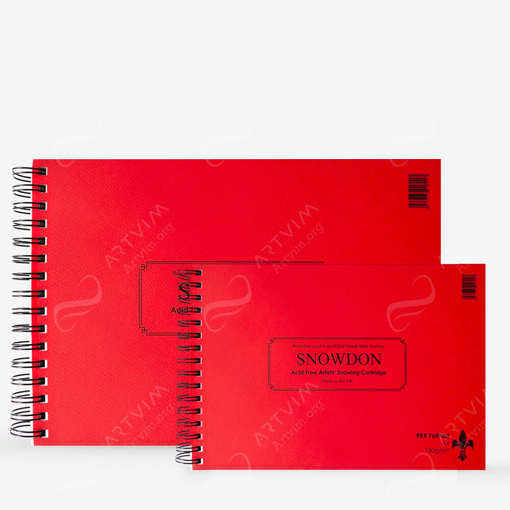 Snowdon : Cartridge Paper : 130 Gsm : Fat Spiral Pads