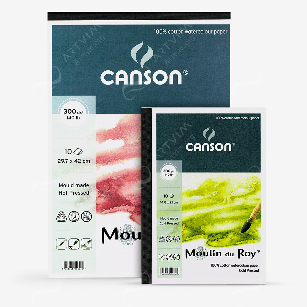 Canson : Moulin Du Roy Watercolour Paper Gummed Pads
