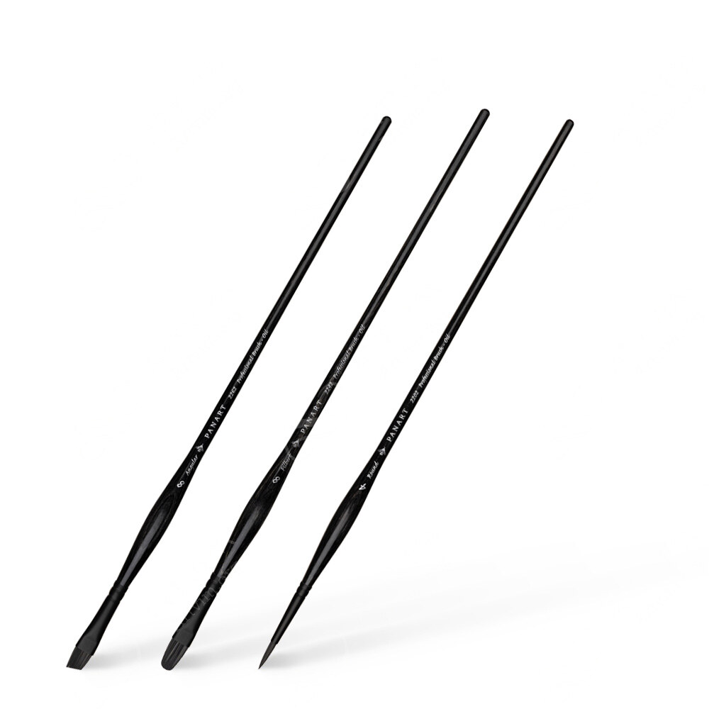 Panart : Interlocked Synthetic : Oil Brushes