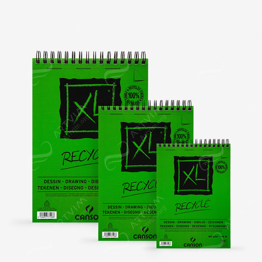 Canson : Xl : Recycled : Spiral Pad : 160Gsm