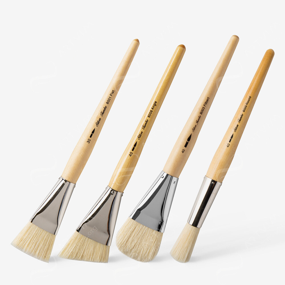 Silver Brush : Jumbo Hog Bristle Brushes