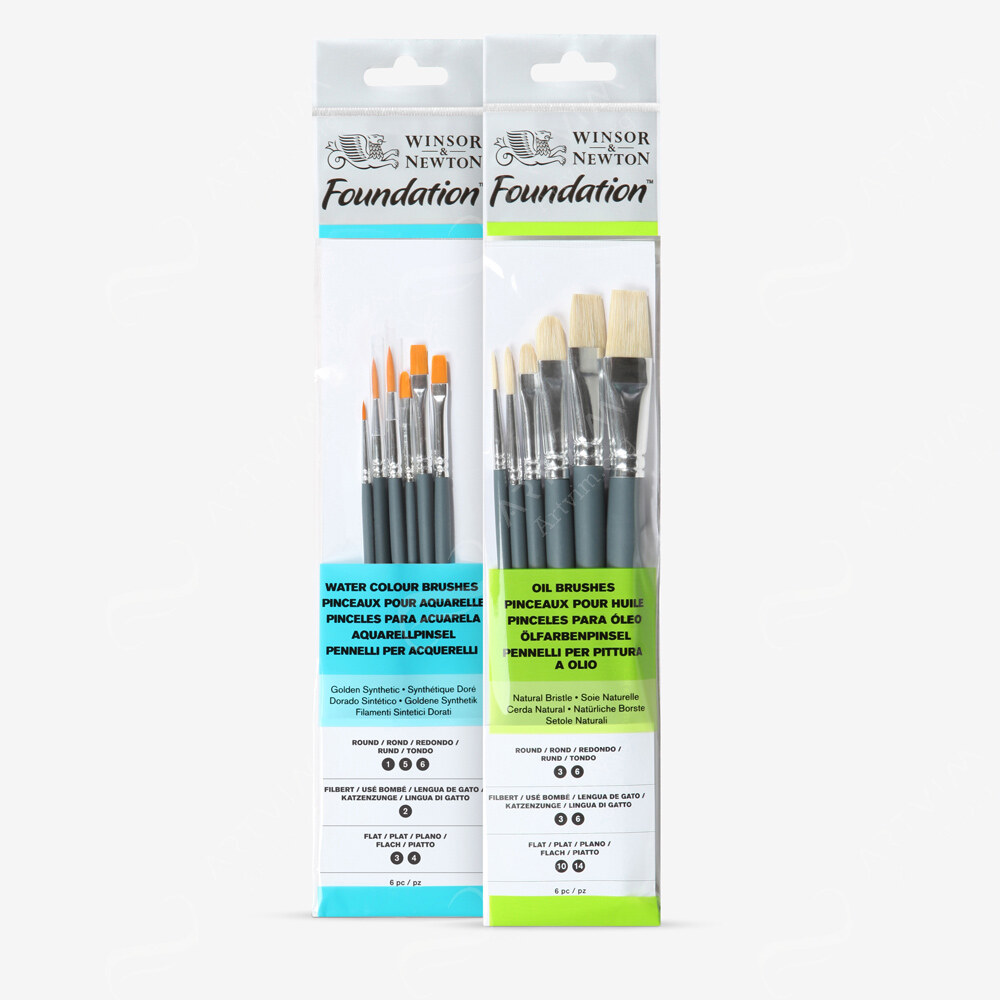 Winsor & Newton : Foundation Watercolour Brush Sets