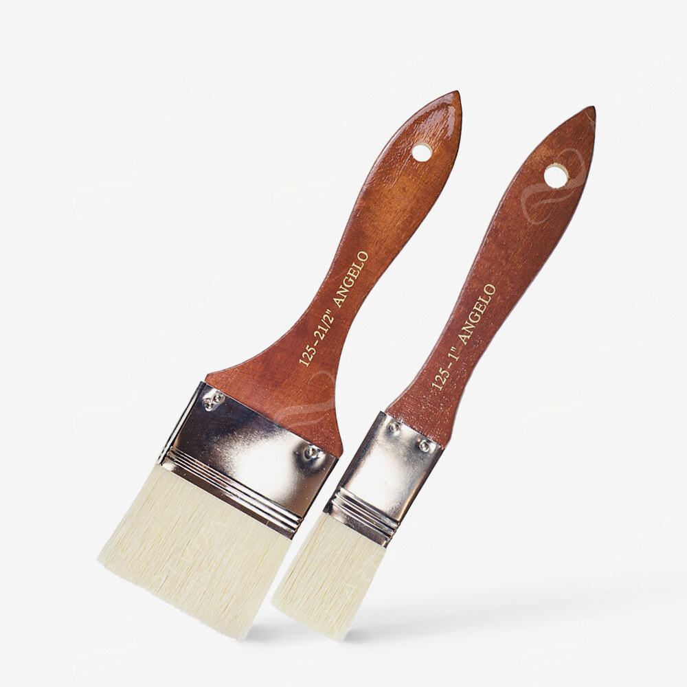 Angelo : Thin Flat Bristle Brushes