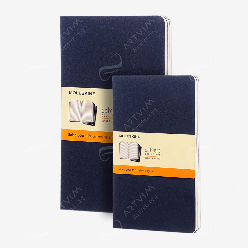 Moleskine : Ruled Cahier Journals : Pack Of 3