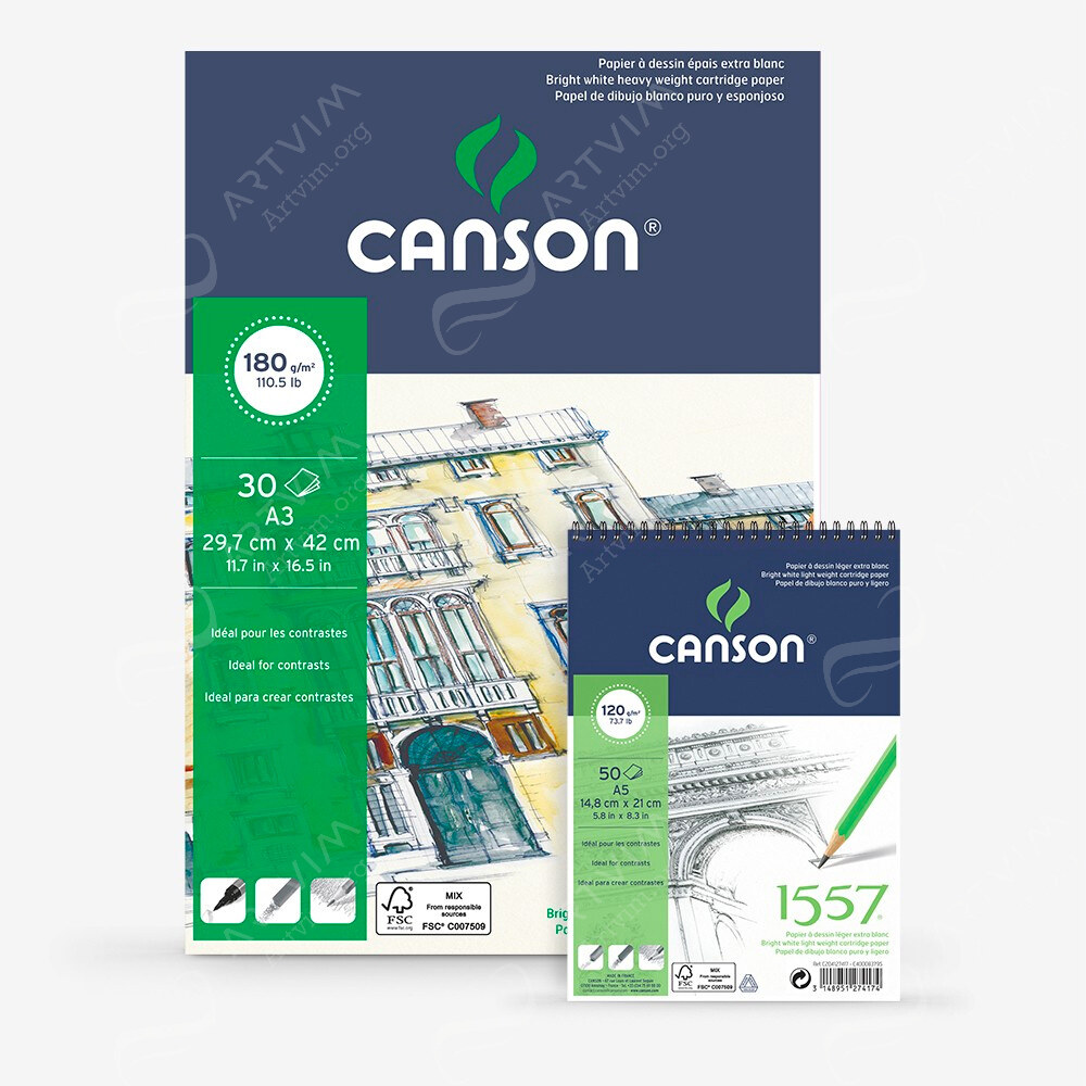 Canson : 1557 : Drawing And Sketching Pads
