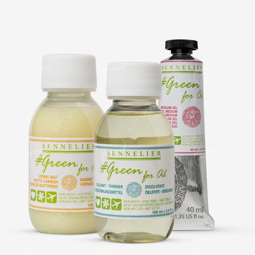 Sennelier : Green For Oil : Non Toxic Additives
