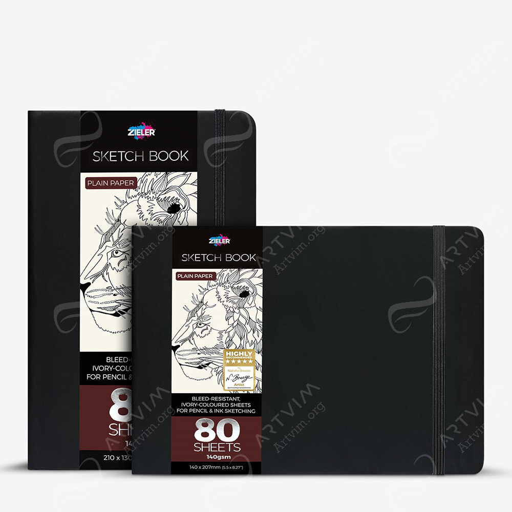 Zieler : Sketch Book Journals : 140Gsm