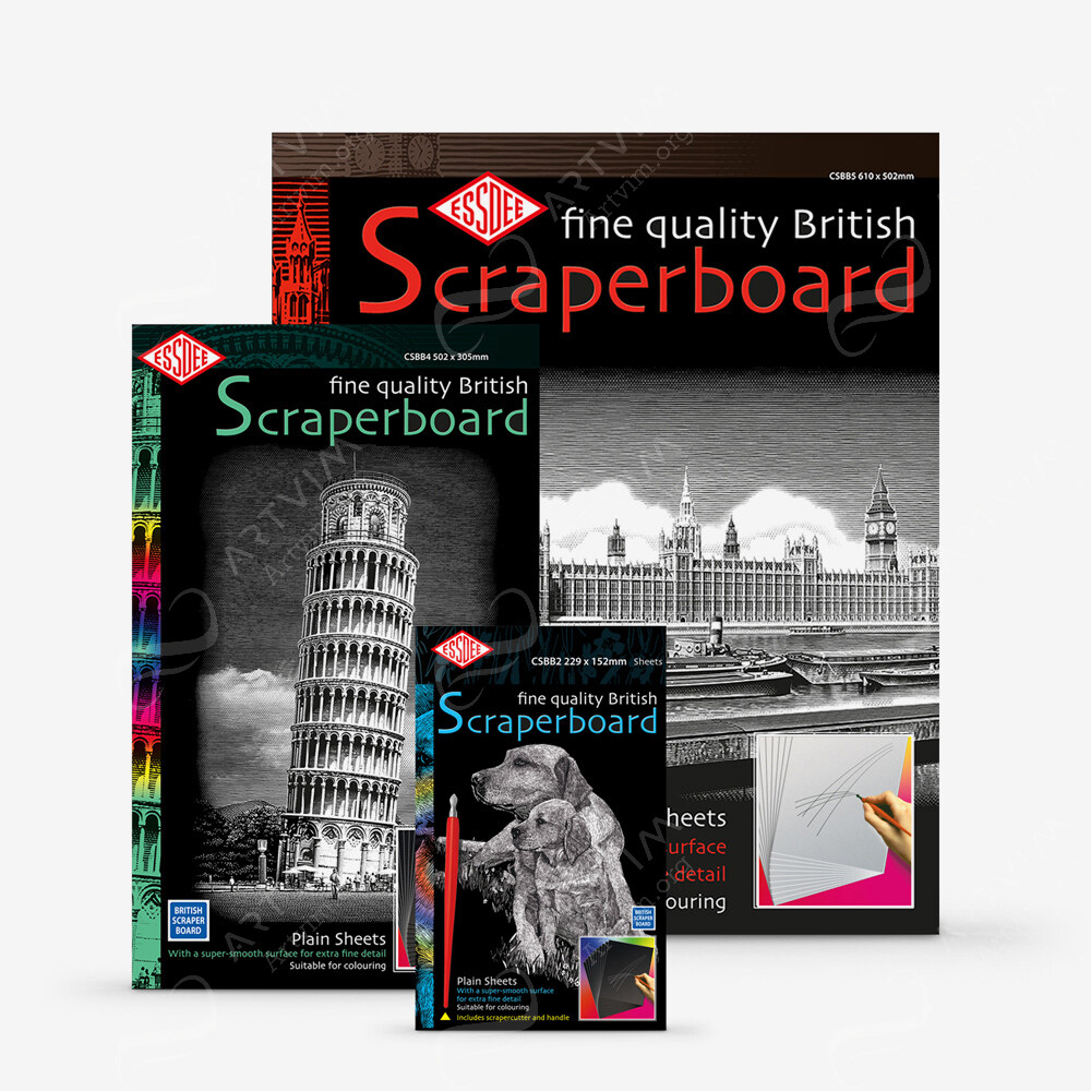 Essdee : Scraperboards : Packs Of 10 Sheets