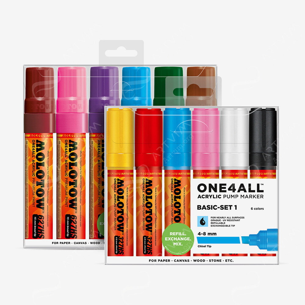 Molotow : One4All : 327Hs / 627Hs / Twin Acrylic Marker Sets