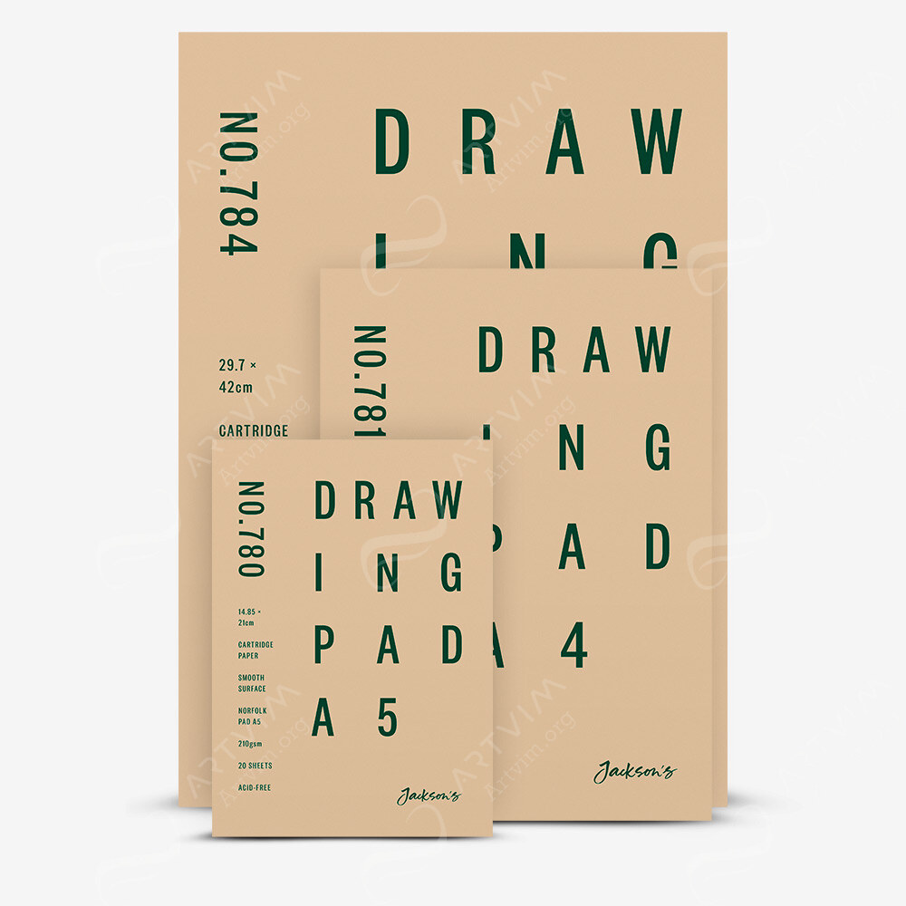 Jackson's : Norfolk : Cartridge Pad : 150Gsm / 210Gsm