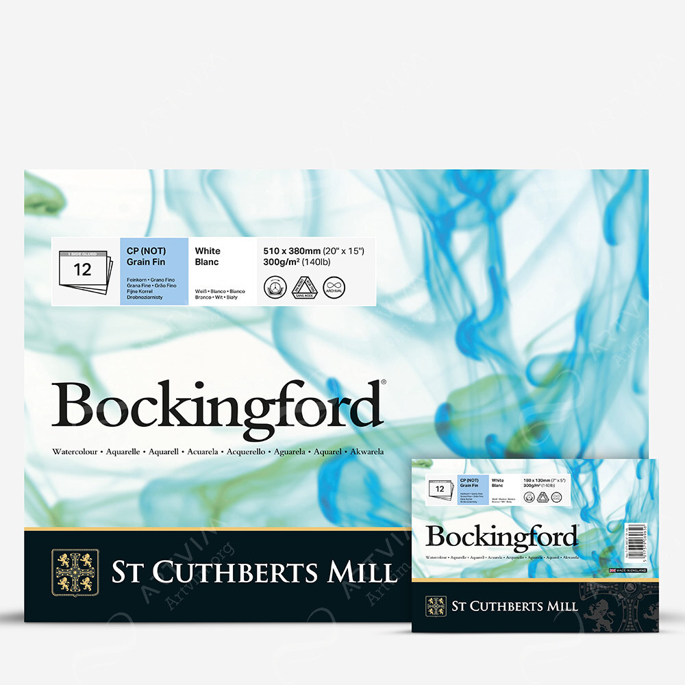 Bockingford : Watercolour Papers : White : Blocks : Not