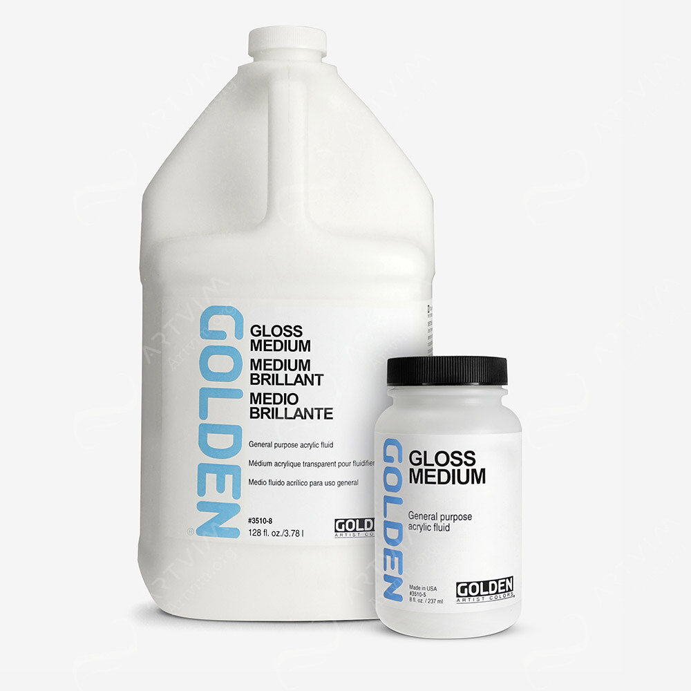 Golden : Gloss Medium (Polymer Medium Gloss)