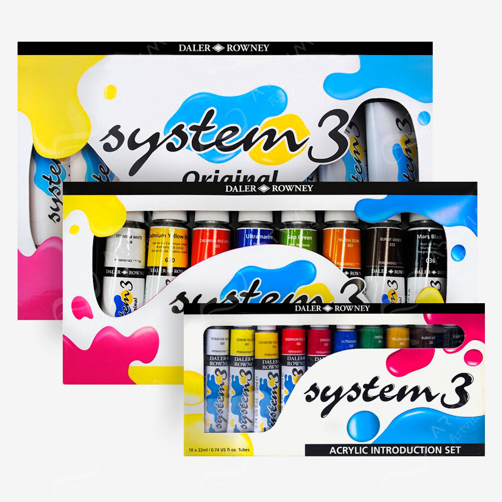 Daler-Rowney : System3 Acrylic Sets