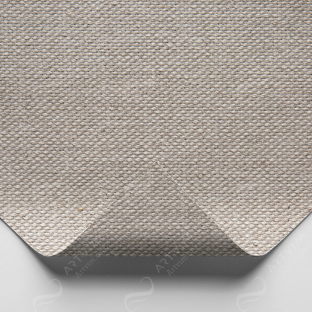 Belle Arti : Clear Primed Rough Linen : No. 681, 430Gsm : 2.1 M Wide : Per Metre/Roll