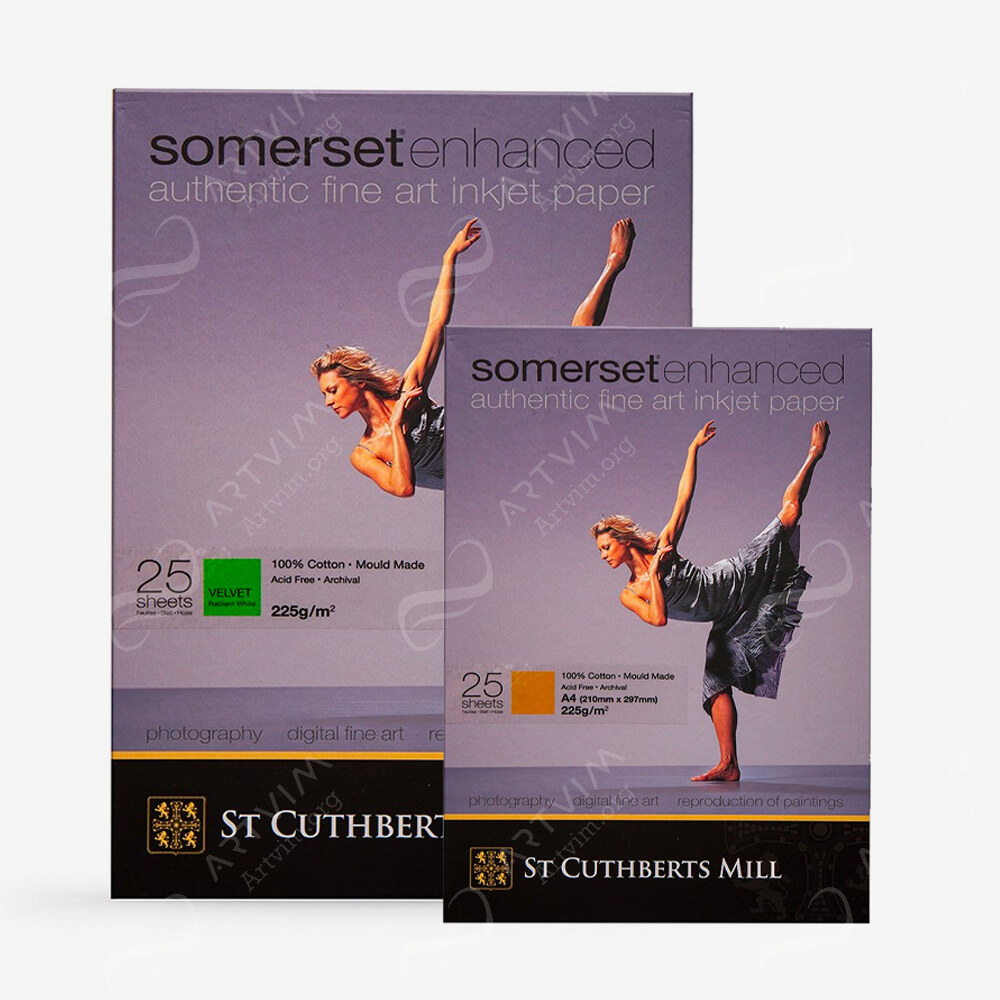 Somerset : Enhanced Digital Papers : Boxes Of 25 : Velvet