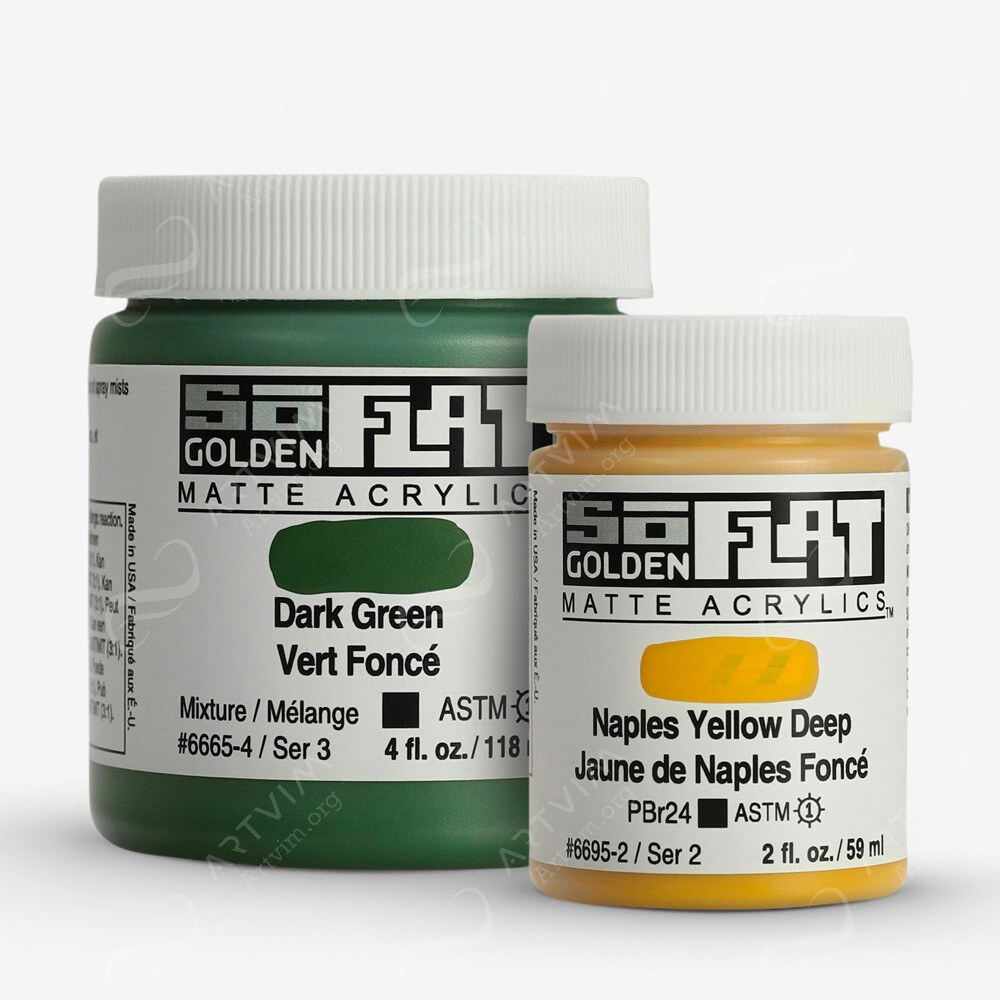 Golden : Soflat : Matte Acrylic Paint