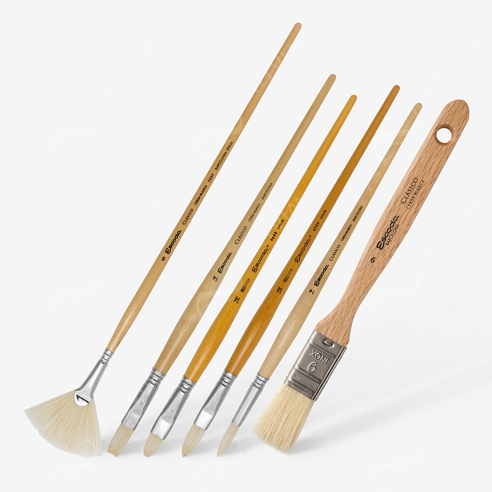 Escoda : Clasico Hog Brushes : 2360 / 4628 / 4829 / 5131 / 5337