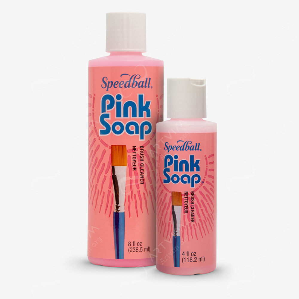 Speedball : Pink Soap : Brush Cleaner