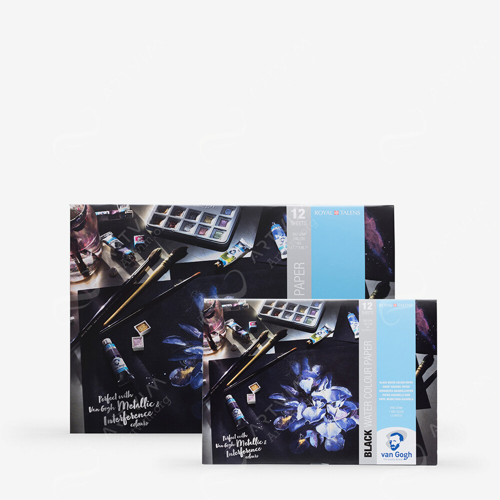 Van Gogh : Van Gogh : Black Watercolour Paper